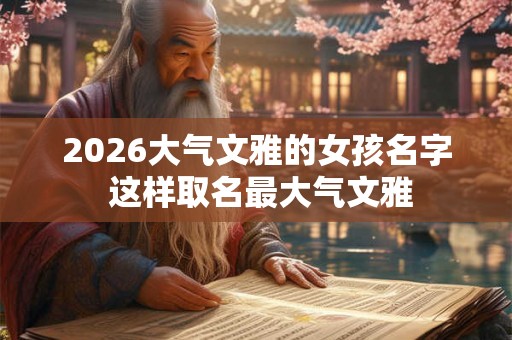 2026大气文雅的女孩名字 这样取名最大气文雅