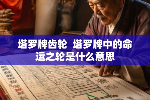 塔罗牌齿轮  塔罗牌中的命运之轮是什么意思