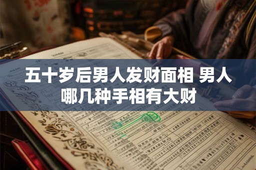 五十岁后男人发财面相 男人哪几种手相有大财