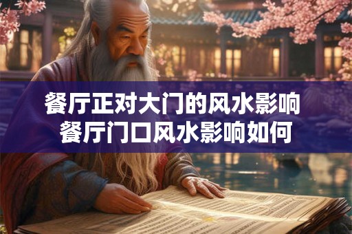 餐厅正对大门的风水影响 餐厅门口风水影响如何