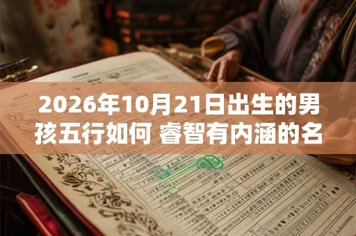 2026年10月21日出生的男孩五行如何 睿智有内涵的名字
