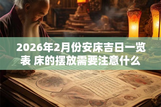 2026年2月份安床吉日一览表 床的摆放需要注意什么 2026年2月份安床吉日一览表 床的摆放需要注意什么