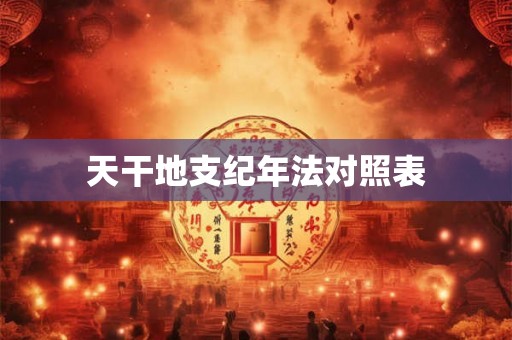 天干地支纪年法对照表 天干地支纪年法对照表