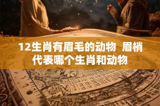 12生肖有眉毛的动物  眉梢代表哪个生肖和动物