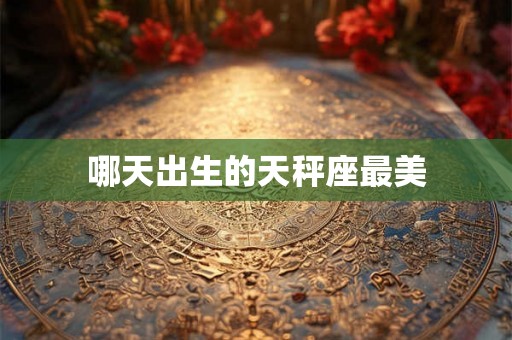 哪天出生的天秤座最美
