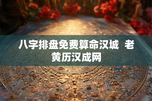 八字排盘免费算命汉城  老黄历汉成网