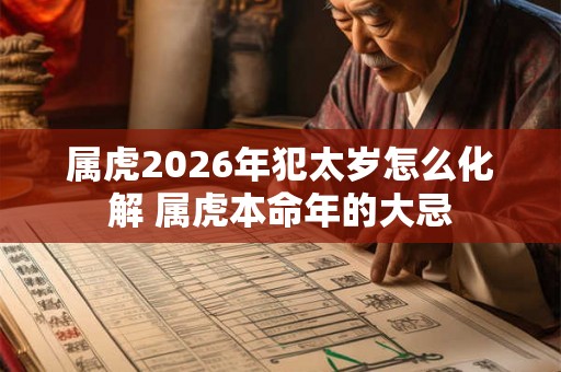 属虎2026年犯太岁怎么化解 属虎本命年的大忌