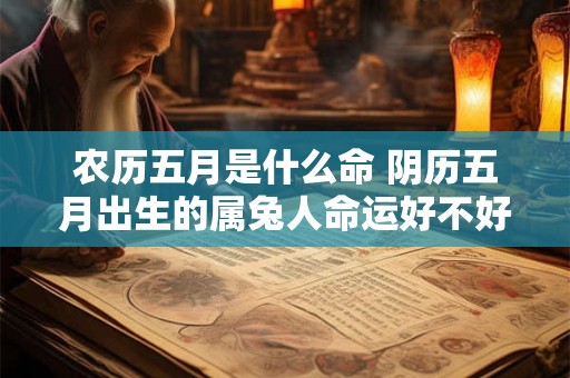 农历五月是什么命 阴历五月出生的属兔人命运好不好