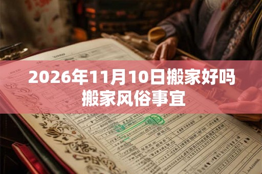 2026年11月10日搬家好吗 搬家风俗事宜 2026年11月10日搬家好吗 搬家风俗事宜