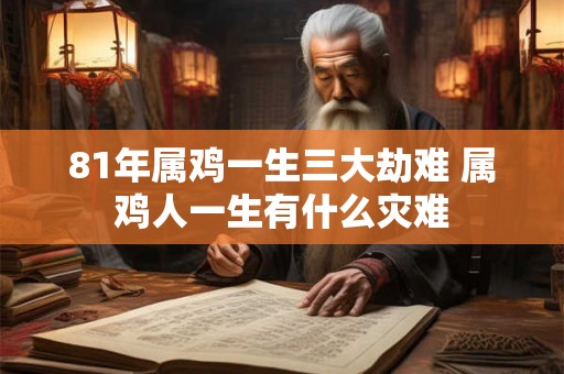 81年属鸡一生三大劫难 属鸡人一生有什么灾难 81年属鸡一生三大劫难 属鸡人一生有什么灾难