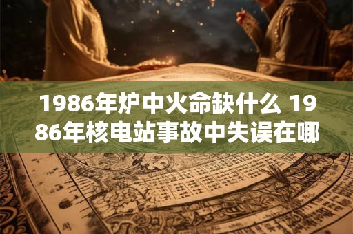 1986年炉中火命缺什么 1986年核电站事故中失误在哪