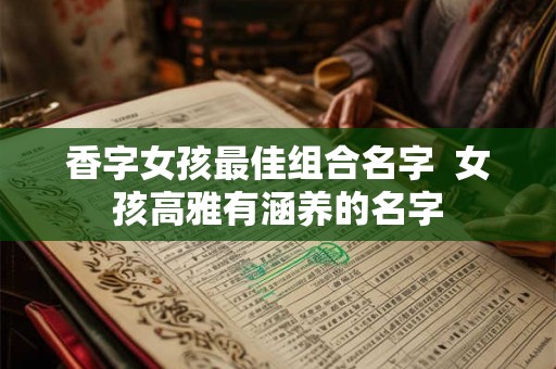 香字女孩最佳组合名字  女孩高雅有涵养的名字