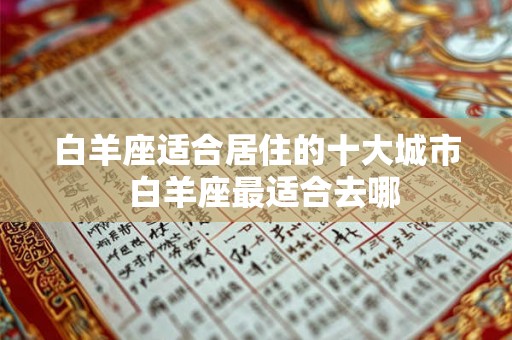 白羊座适合居住的十大城市  白羊座最适合去哪