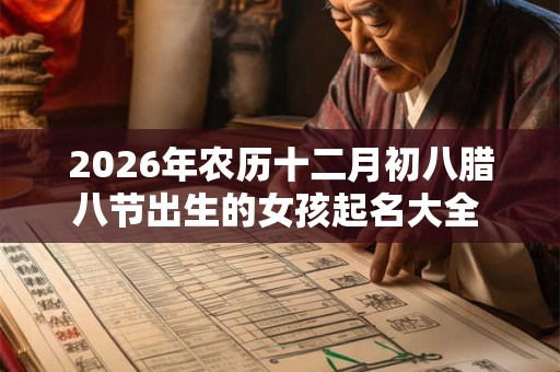 2026年农历十二月初八腊八节出生的女孩起名大全  取名精选字