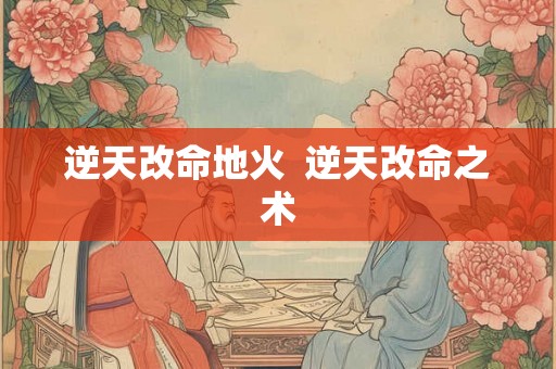 逆天改命地火  逆天改命之术