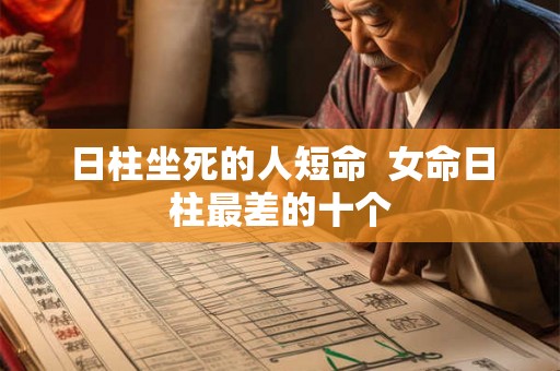 日柱坐死的人短命  女命日柱最差的十个