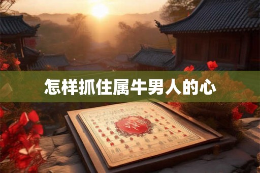 怎样抓住属牛男人的心