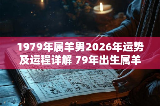 1979年属羊男2026年运势及运程详解 79年出生属羊人2026全年每月运势男性 1979年属羊男2026年运势及运程详解 79年出生属羊人2026全年每月运势男性