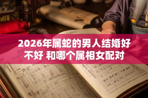 2026年属蛇的男人结婚好不好 和哪个属相女配对
