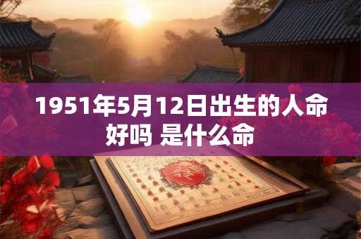 1951年5月12日出生的人命好吗 是什么命