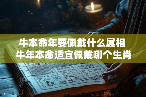 牛本命年要佩戴什么属相 牛年本命适宜佩戴哪个生肖