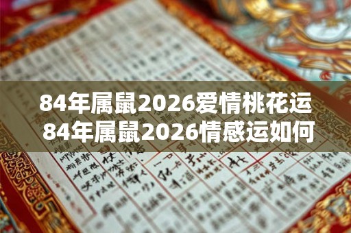 84年属鼠2026爱情桃花运 84年属鼠2026情感运如何