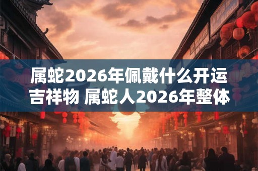 属蛇2026年佩戴什么开运吉祥物 属蛇人2026年整体运势如何