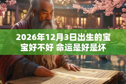 2026年12月3日出生的宝宝好不好 命运是好是坏