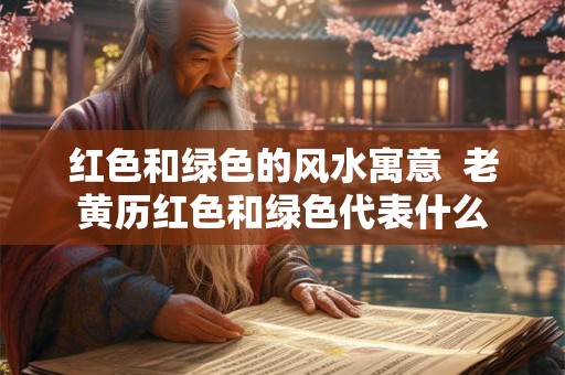 红色和绿色的风水寓意  老黄历红色和绿色代表什么