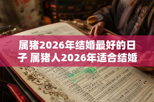 属猪2026年结婚最好的日子 属猪人2026年适合结婚吗