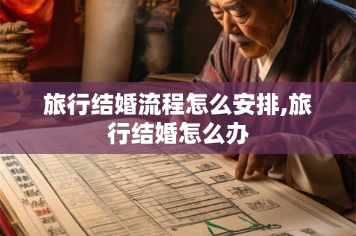 旅行结婚流程怎么安排,旅行结婚怎么办 旅行结婚流程怎么安排,旅行结婚怎么办
