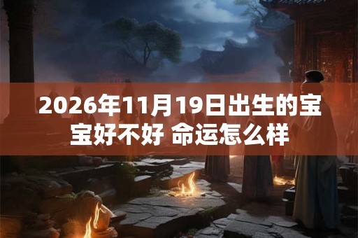 2026年11月19日出生的宝宝好不好 命运怎么样