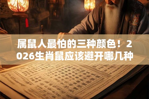 属鼠人最怕的三种颜色！2026生肖鼠应该避开哪几种颜色