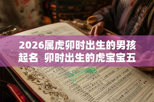 2026属虎卯时出生的男孩起名  卯时出生的虎宝宝五行如何