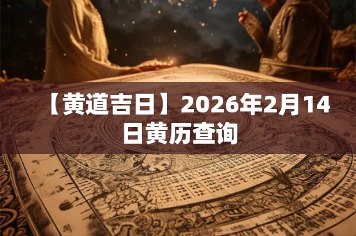 【黄道吉日】2026年2月14日黄历查询
