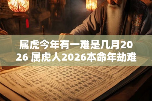属虎今年有一难是几月2026 属虎人2026本命年劫难