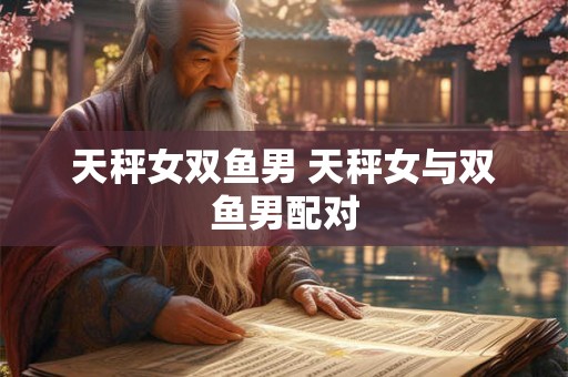 天秤女双鱼男 天秤女与双鱼男配对