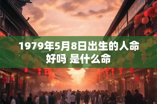 1979年5月8日出生的人命好吗 是什么命