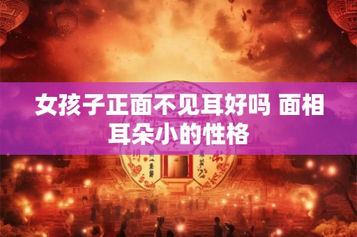 女孩子正面不见耳好吗 面相耳朵小的性格