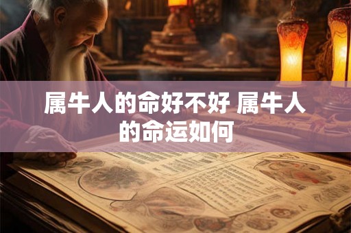 属牛人的命好不好 属牛人的命运如何