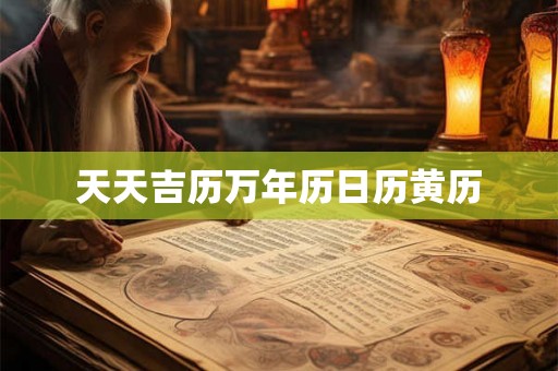 天天吉历万年历日历黄历