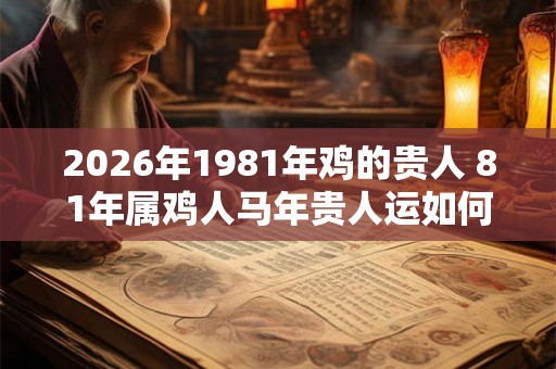 2026年1981年鸡的贵人 81年属鸡人马年贵人运如何