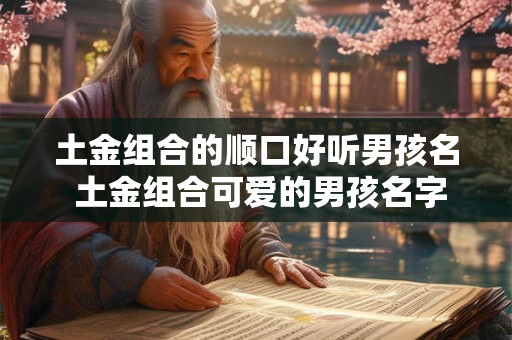 土金组合的顺口好听男孩名 土金组合可爱的男孩名字大全