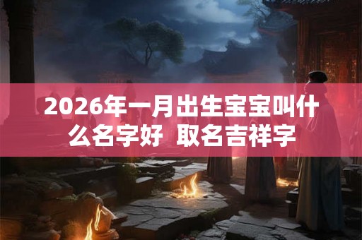 2026年一月出生宝宝叫什么名字好 取名吉祥字 2026年一月出生宝宝叫什么名字好 取名吉祥字