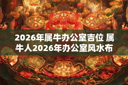 2026年属牛办公室吉位 属牛人2026年办公室风水布局