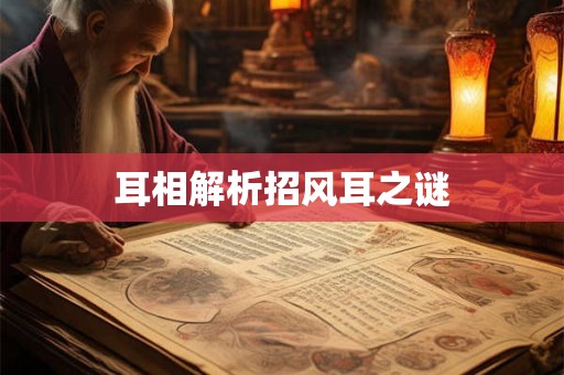 耳相解析招风耳之谜