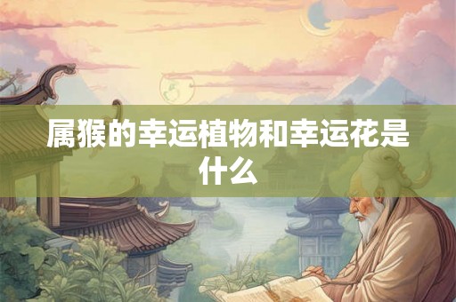 属猴的幸运植物和幸运花是什么