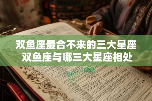 双鱼座最合不来的三大星座 双鱼座与哪三大星座相处最不和谐