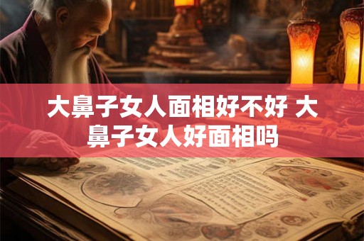 大鼻子女人面相好不好 大鼻子女人好面相吗