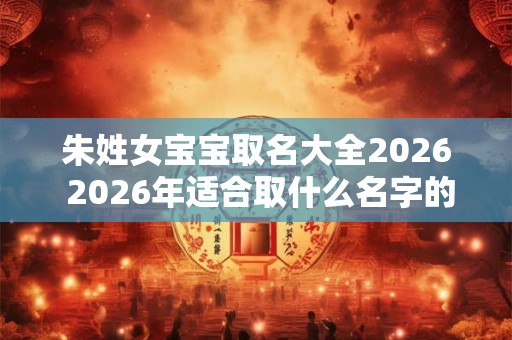 朱姓女宝宝取名大全2026 2026年适合取什么名字的朱姓女宝宝